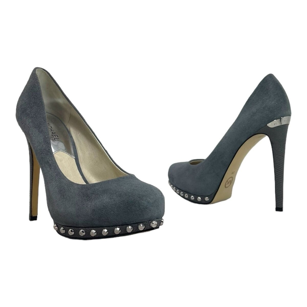 ♡ Michael Kors Gray Platform Stiletto Heels ♡